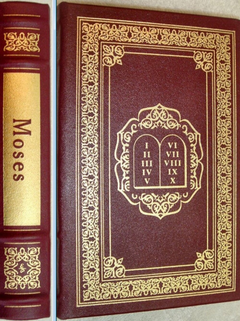 MOSES A LIFE by Jonathan Kirsch Easton Press Leather As New 2001